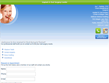 Tablet Screenshot of implantandoralsurgerycenter.com